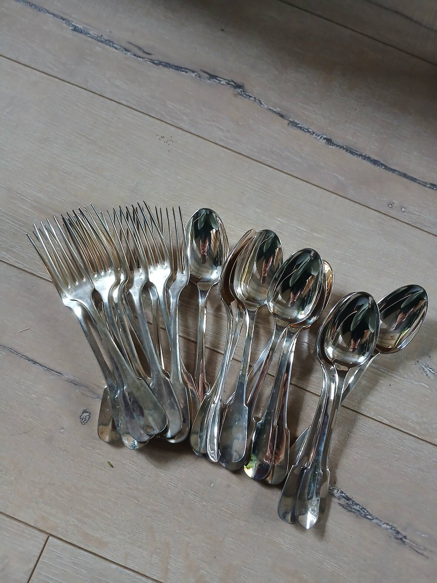 24-piece cutlery set Christofle