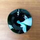 Artistic vintage German glass bowl plate by Hans Jürgen Richartz for Mathildenhütte, Solingen.