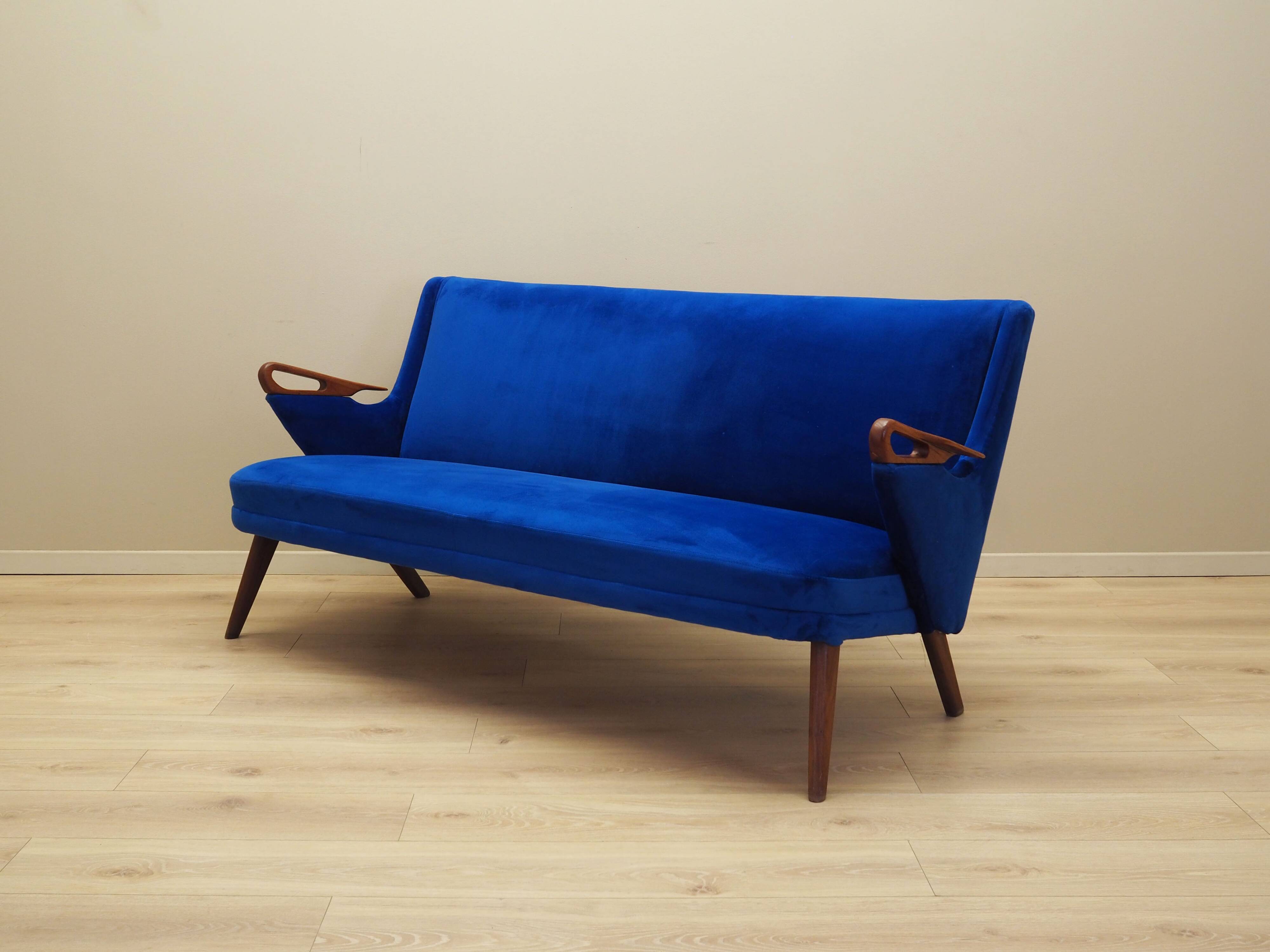 Blue living room set, Danish design, 1960s, designer: Chresten Findahl Brod