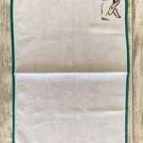 10 Large embroidered and hand-trimmed placemats "les colverts" - Métis - 40x56 cm