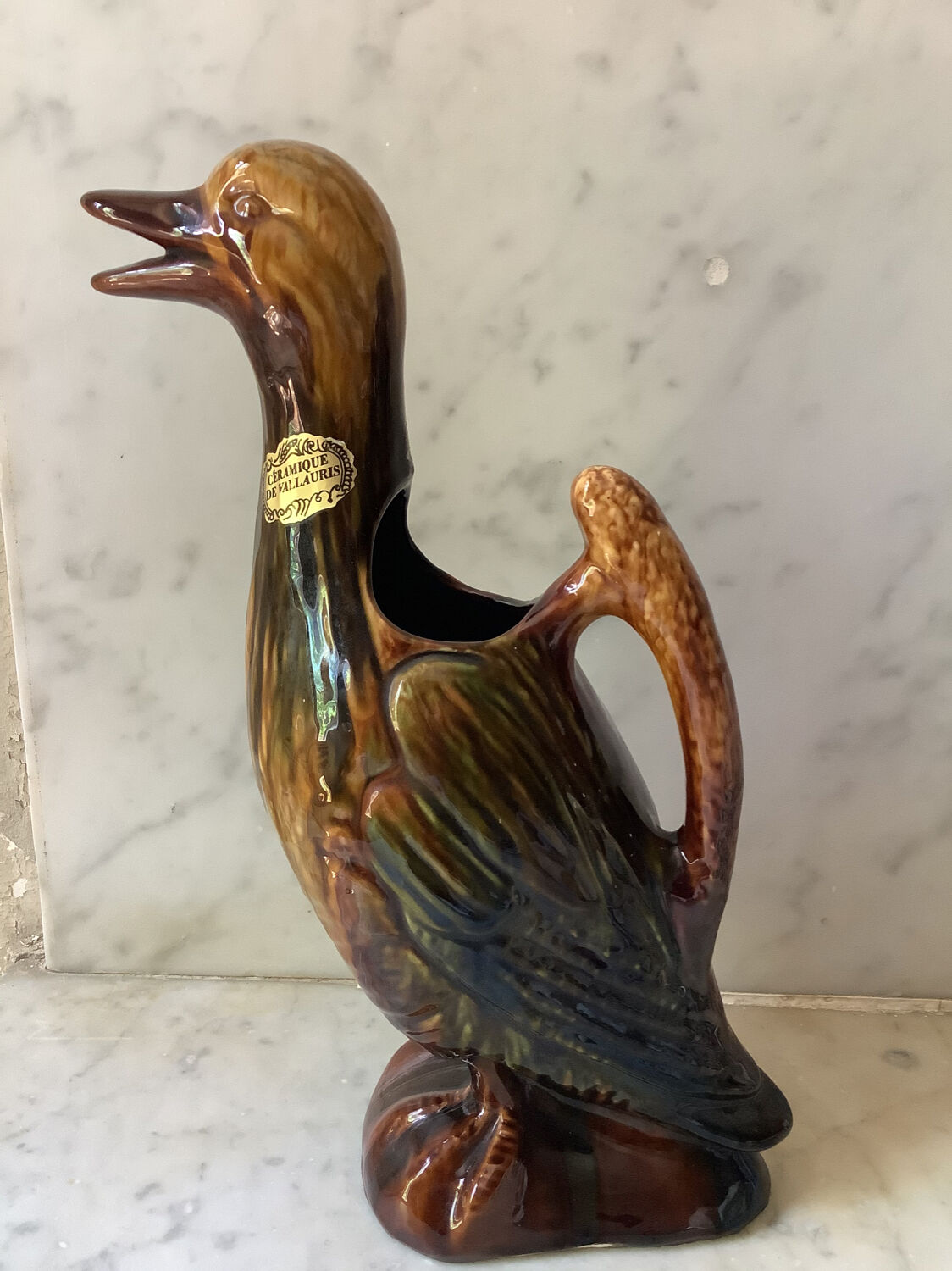 Zoomorphic pitcher Vallauris