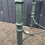 Pair of metal and glass side tables, coffee tables