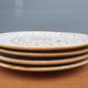 Set 4 flat plates Falcon vintage Niderviller special Pancakes