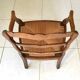 Fauteuil paillé provençal style Louis XV