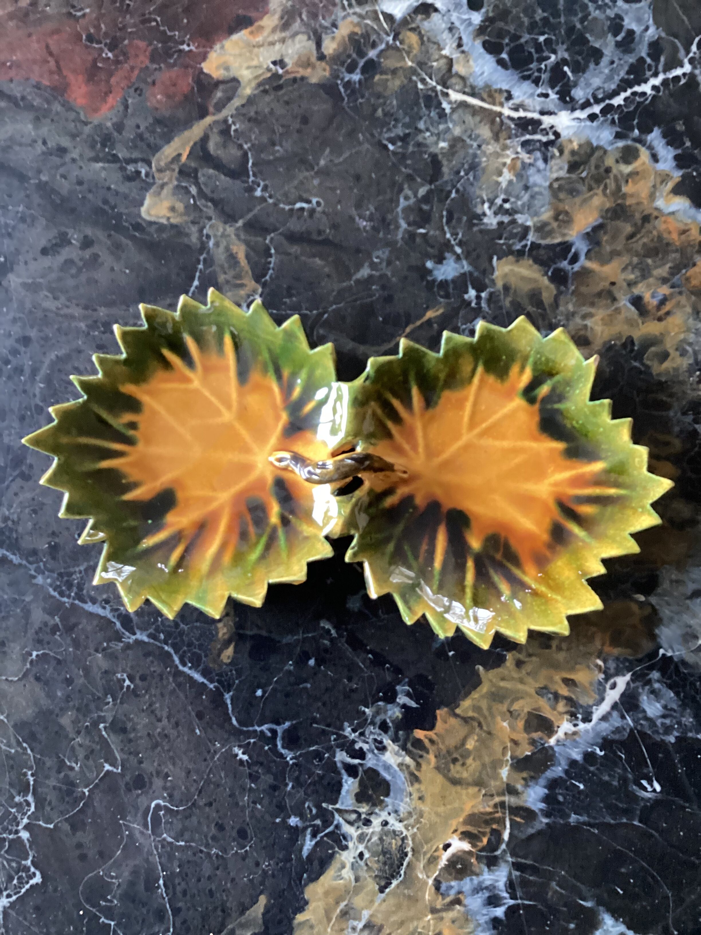 Vallauris ceramic dish signed