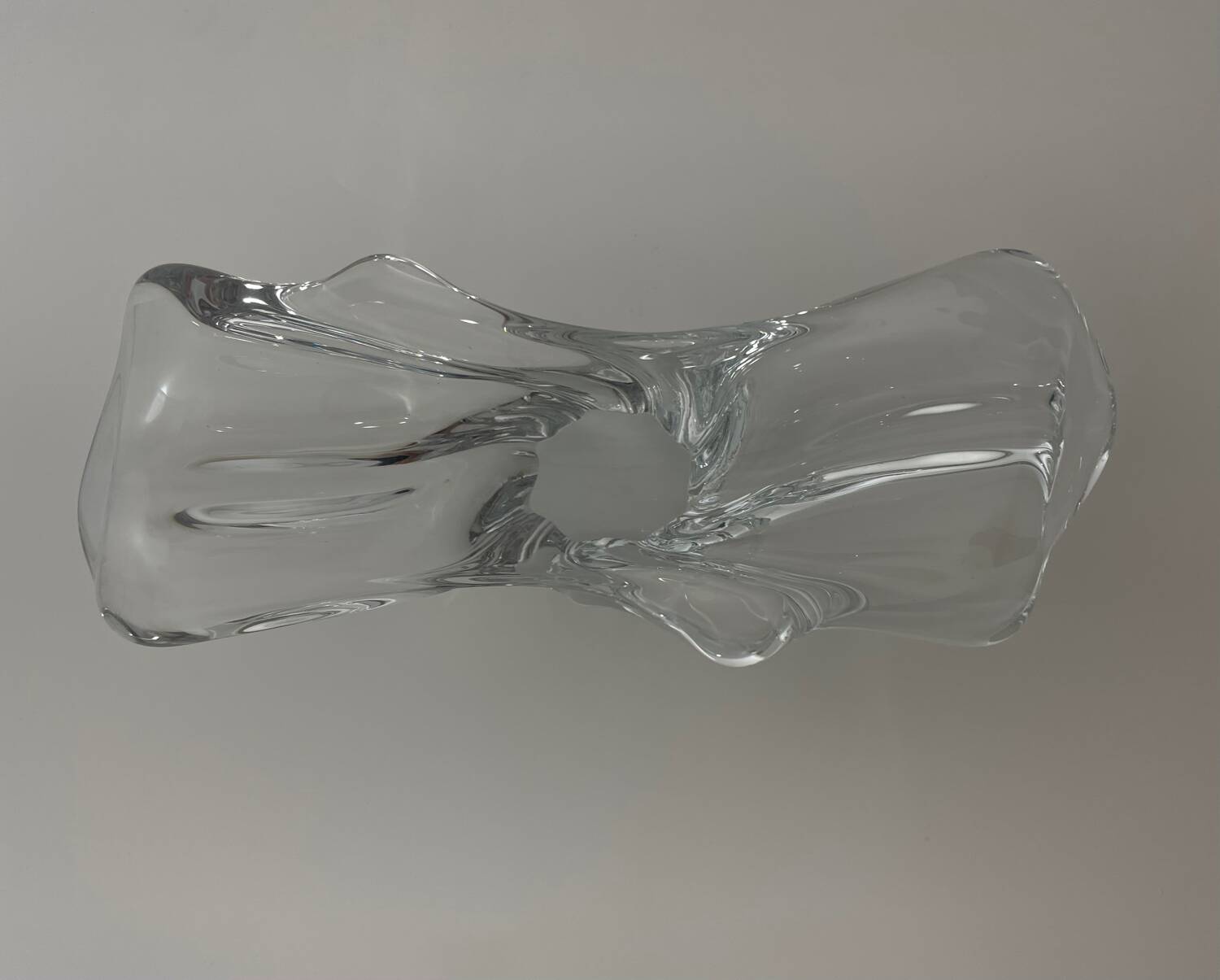 Vide poche cristal de Baccarat en parfait état / 22 cm