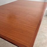 Old Scandinavian design rectangular teak table from the 60s vintage