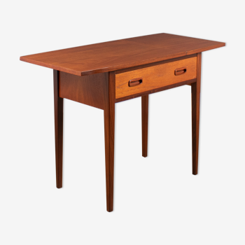 Rétro Danois des années 1960 Sewing Table Console Lampe de Table Table
