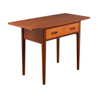 Rétro Danois des années 1960 Sewing Table Console Lampe de Table Table