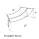 Galotti & Radice desk, President Senior model, 210x106x74, 1970-80