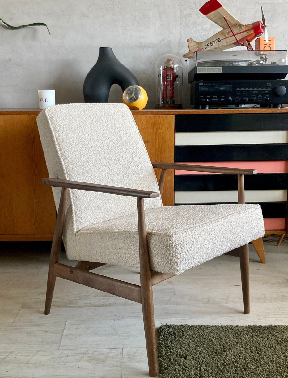 original mid-century polish armchair 300-190