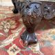Pair of wingback armchairs in George III style – Carved wood – 18th century.