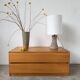 Lampe de bureau ou de table granit pierre sculptée 1970