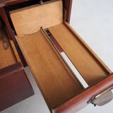 Industrial Mahogany Boat Drawer Cabinet / Locker