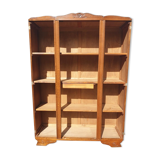 Art deco cabinet bookcase dark oak l135