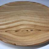 Plate Vintage Imitation wood Vallauris Grandjean Jourdan