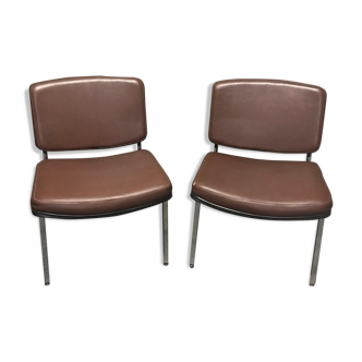 Low armchairs