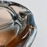 Murano glass ashtray / pocket emptier handmade, Italy 197