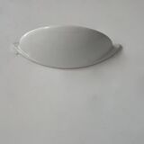 Vintage wall light, white porcelain, France 1960