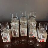 Set of 15 glasses by Grethe Meyer and Ibi Trier Morch for Holmegaard, Stub model