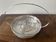 Serving tray with glass raviers