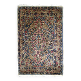Tapis persan Kerman antique fait main 2,1' x 3,2' (64cm x 97cm) années 1920 - 1B704