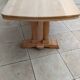 Grande table ancienne ferme monastère sablé vintage chêne massif