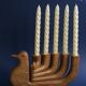 Wooden candlestick - Paloma candelabrum