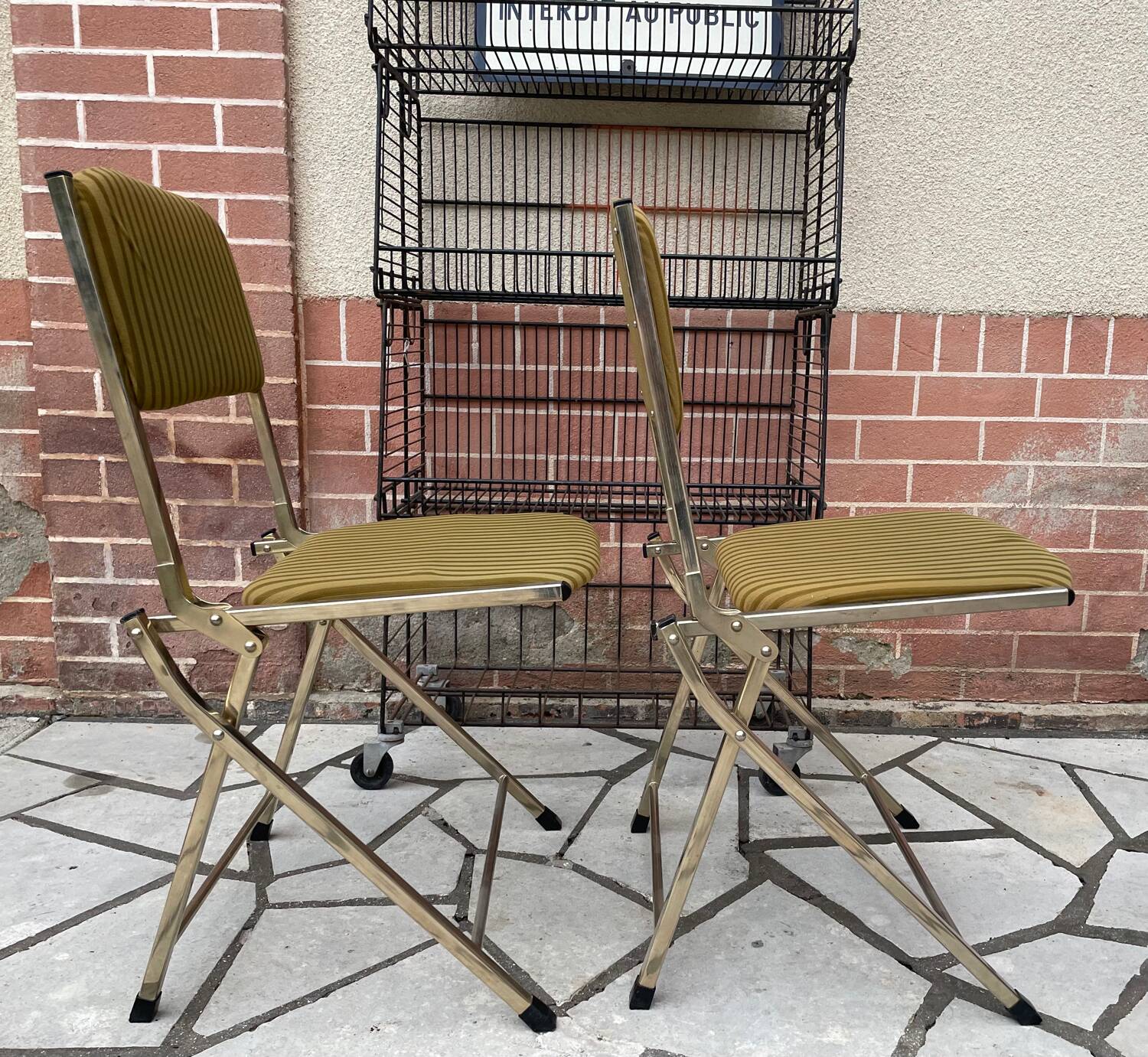 Chaises pliantes vintage