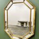 Miroir octogonal néoclassique vintage de Deknudt, Belgique, années 1980