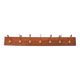 Large 1950s vintage wall-mounted coat rack