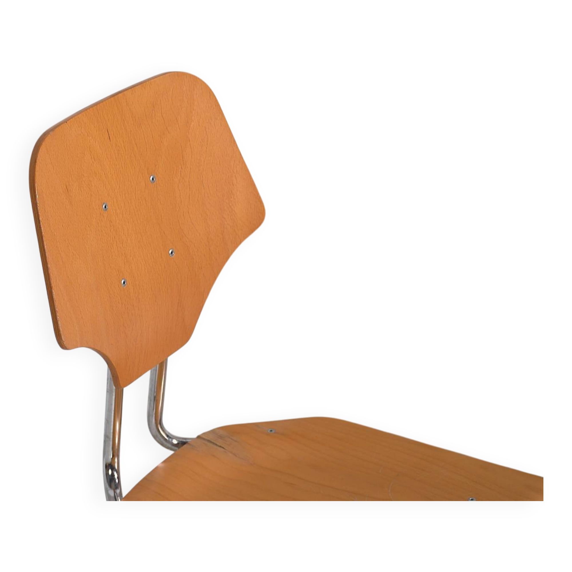 Vintage swivel chairs (c.1950). Set of 4 pieces