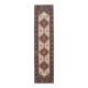 1970s Vintage Turkish Oushak Handmade Wool Cotton Red Runner Rug 78x307