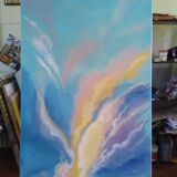 Ciel étoilé peinture
