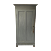 Blue patinated cap cabinet
