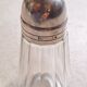 Crystal and silver-plated metal sugar shaker Christofle