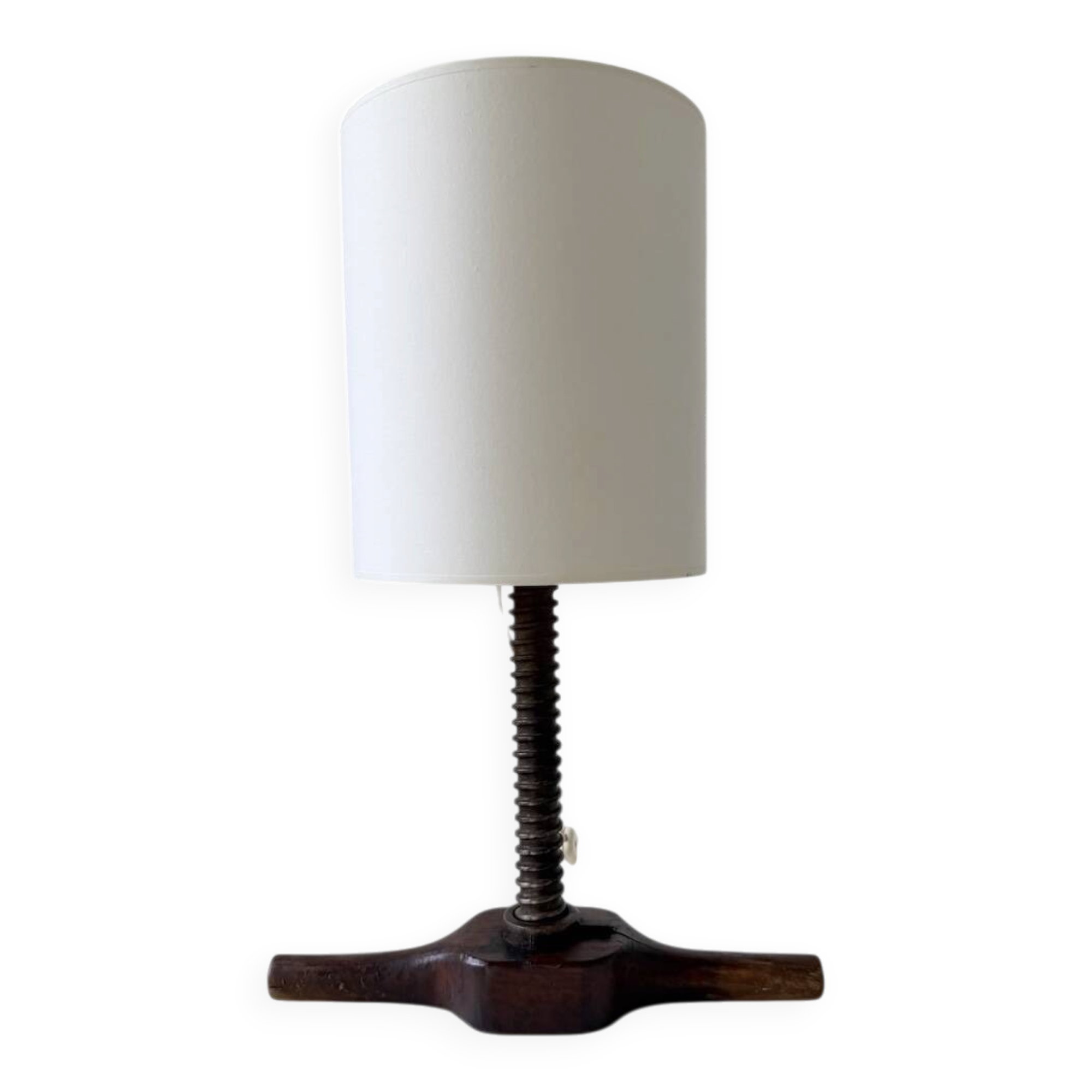 Lampe de table brutaliste artisanale 1950