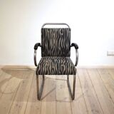 Art Deco German Tubular Steel Cantilever Armchair, 1920s