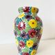 Ceramic flower vase Italy 1960