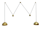 Posa Duos pendant lamp by Florian Schulz, 1970s