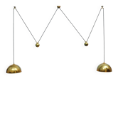 Posa Duos pendant lamp by Florian Schulz, 1970s