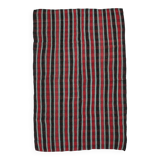 7x10 Kilim Red & Green Striped  Kilim Rug, 202x312Cm