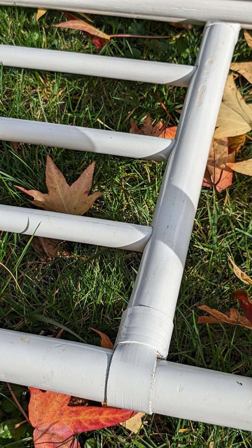 Vintage rattan and glass coffee table