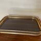 Vintage brass and formica tray 1950s