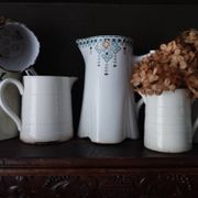 Pichet art déco en terre de fer Longwy 1911