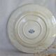 Pair of earthenware dishes from Gien, Iris model, 28 cm