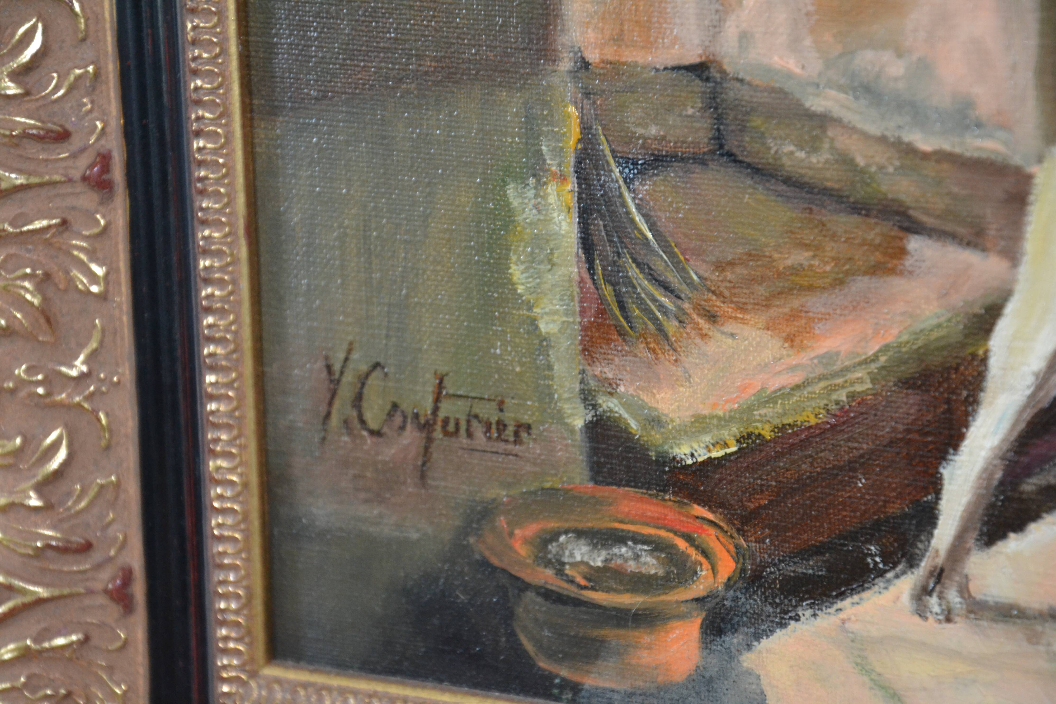 painting signed Couturier