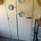 Vintage chrome floor lamp Space Age - 3 "Eyeball" globes (1970s)