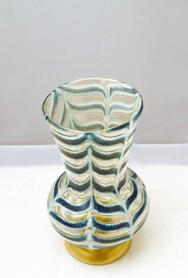 Graffito Barbarico Vase by Ercole Barovier for Barovier & Toso, 1969