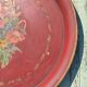 Large plate in painted sheet metal Napoleon III